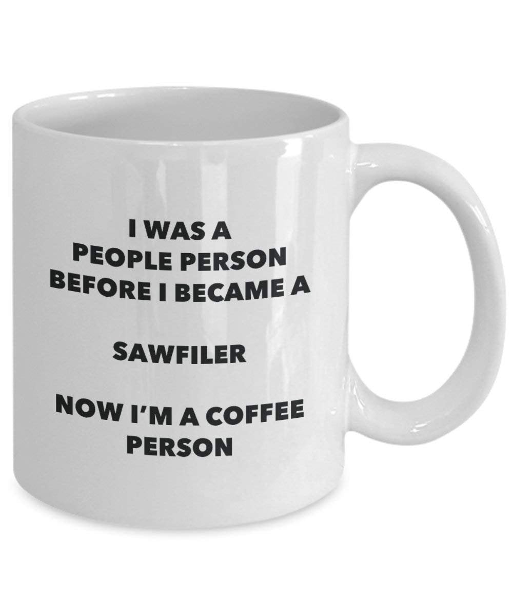 Sawfiler Coffee Person Mug - Funny Tea Cocoa Cup - Birthday Christmas Coffee Lover Cute Gag Gifts Idea