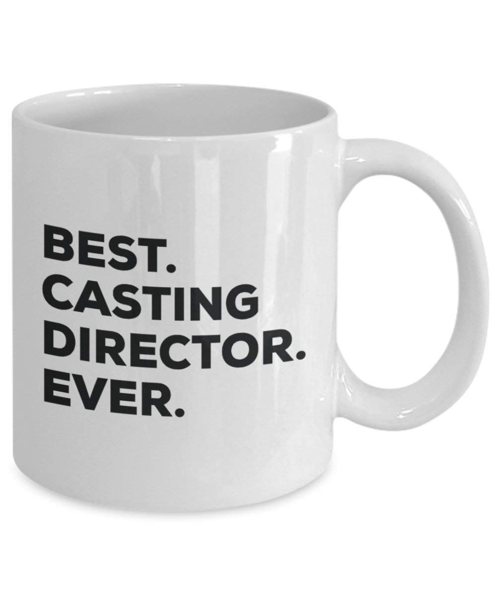 Best Casting Director Ever Mug - Funny Coffee Cup -Thank You Appreciation For Christmas Birthday Holiday Unique Gift Ideas