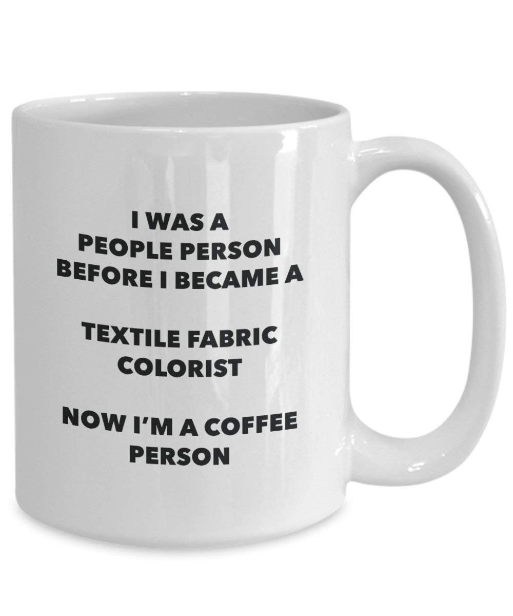 Textile Fabric Colorist Coffee Person Mug - Funny Tea Cocoa Cup - Birthday Christmas Coffee Lover Cute Gag Gifts Idea