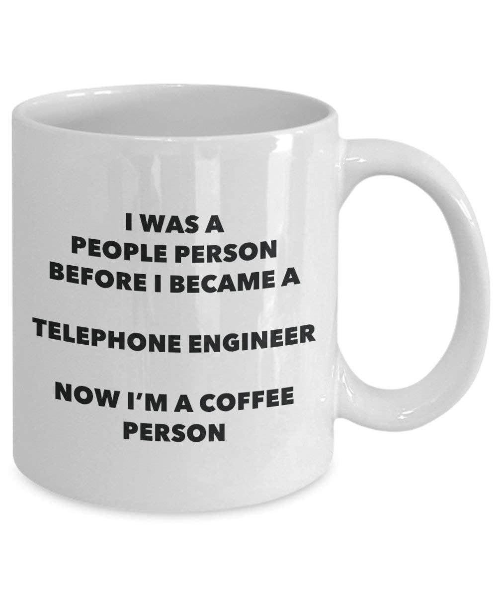 Telephone Engineer Coffee Person Mug - Funny Tea Cocoa Cup - Birthday Christmas Coffee Lover Cute Gag Gifts Idea