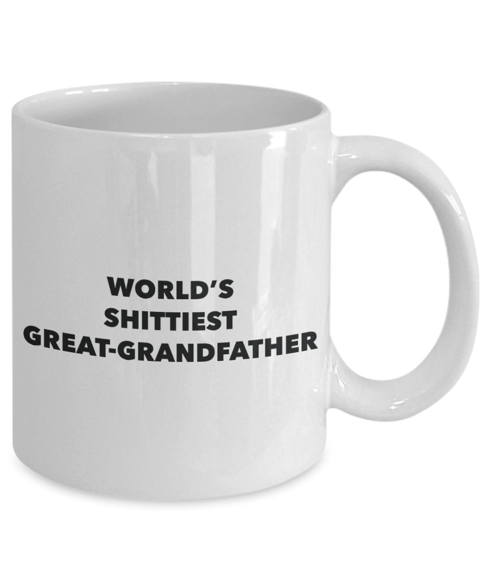Great-grandfather Mug - Coffee Cup - World's Shittiest Great-grandfather - Great-grandfather Gifts - Funny Novelty Birthday Present Idea