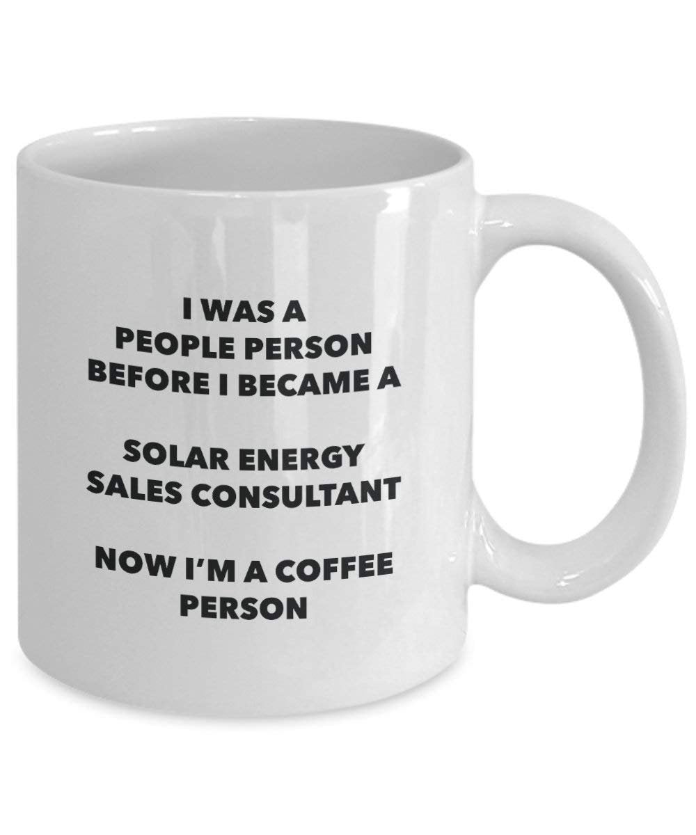 Solar Energy Sales Berater Kaffee Person Tasse – Funny Tee Kakao-Tasse – Geburtstag Weihnachten Kaffee Lover Cute Gag Geschenke Idee