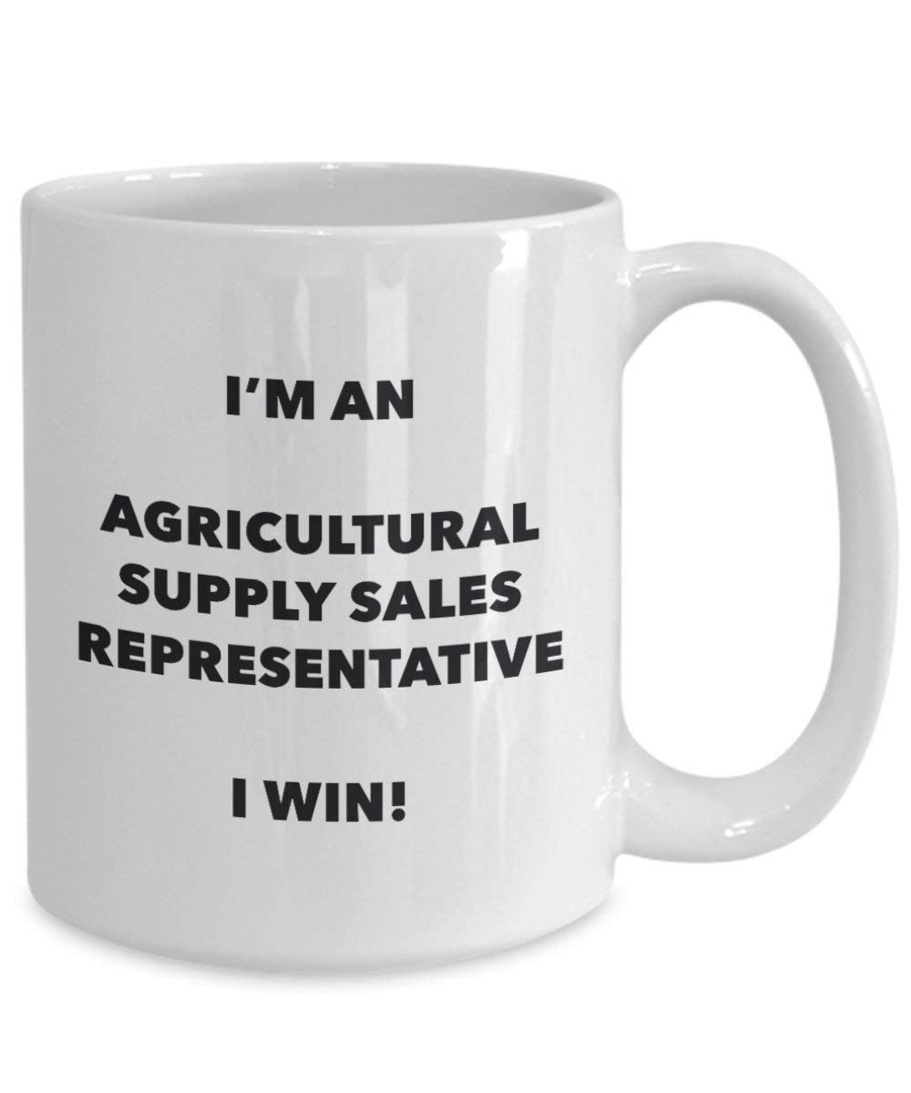 agricole d'ingénieur Commercial Mug – Je suis un agricole d'ingénieur Commercial I Win. – Funny Tasse à café – Fantaisie anniversaire Idée de Gag cadeaux de Noël 11oz blanc