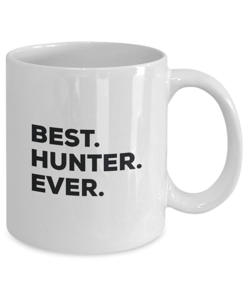 Best Hunter Ever Tasse – Funny Coffee Cup – Thank You Anerkennung für Weihnachten Geburtstag Urlaub Einzigartiges Geschenk Ideen 15oz weiß