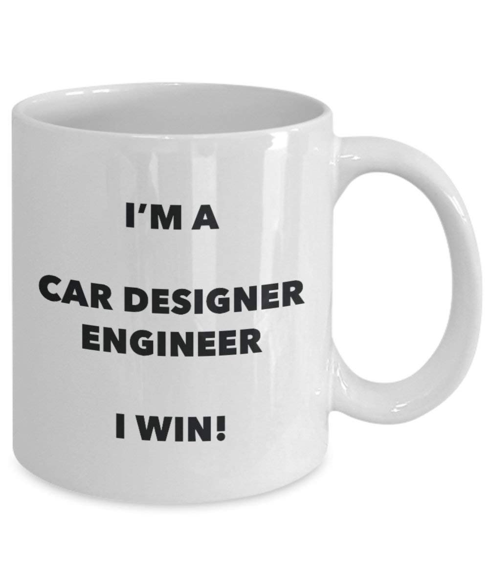 I'm a Car Designer Engineer Mug I Win! - Funny Coffee Cup - Novelty Birthday Christmas Gag Gifts Idea