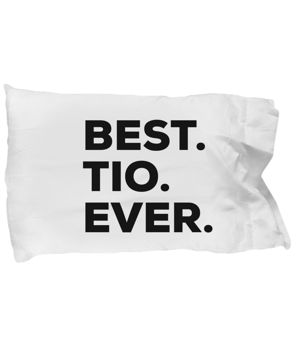 SpreadPassion Tio Pillow Case - Best Tio Ever- Tio Gifts - Funny Gag Gift
