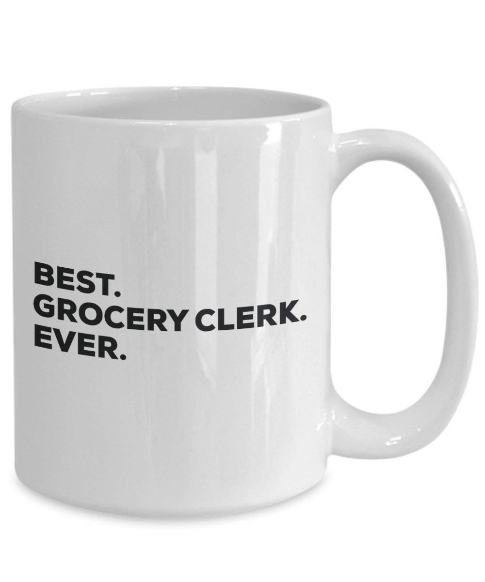 Best Lebensmittels Clerk Ever Tasse, Funny Coffee Cup – Thank You Anerkennung für Weihnachten Geburtstag Urlaub Einzigartiges Geschenk Ideen