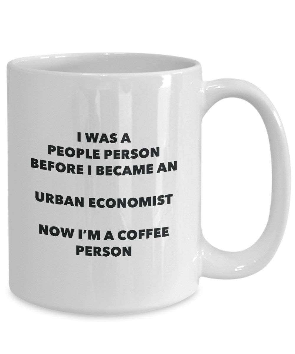 Urban Économiste personne à café Mug Tasse à thé de cacao – rigolo – Anniversaire de Noël amateur de café mignon Gag Gifts Idée 15oz blanc
