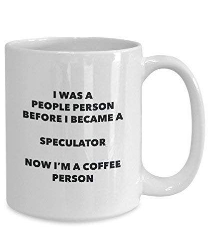 Speculator personne à café Mug Tasse à thé de cacao – rigolo – Anniversaire de Noël amateur de café mignon Gag Gifts Idée 11oz blanc