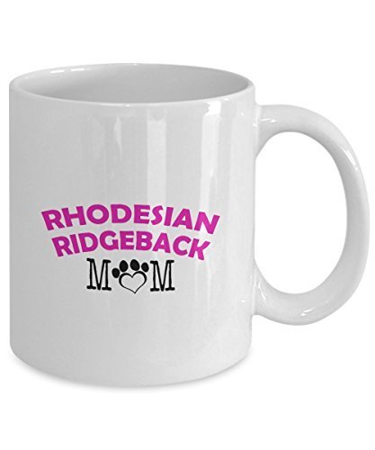 Funny Rhodesian Ridgeback Couple Mug - Rhodesian Ridgeback Dad - Rhodesian Ridgeback Mom - Rhodesian Ridgeback Lover Gifts - Unique Ceramic Gifts Idea (Mom)
