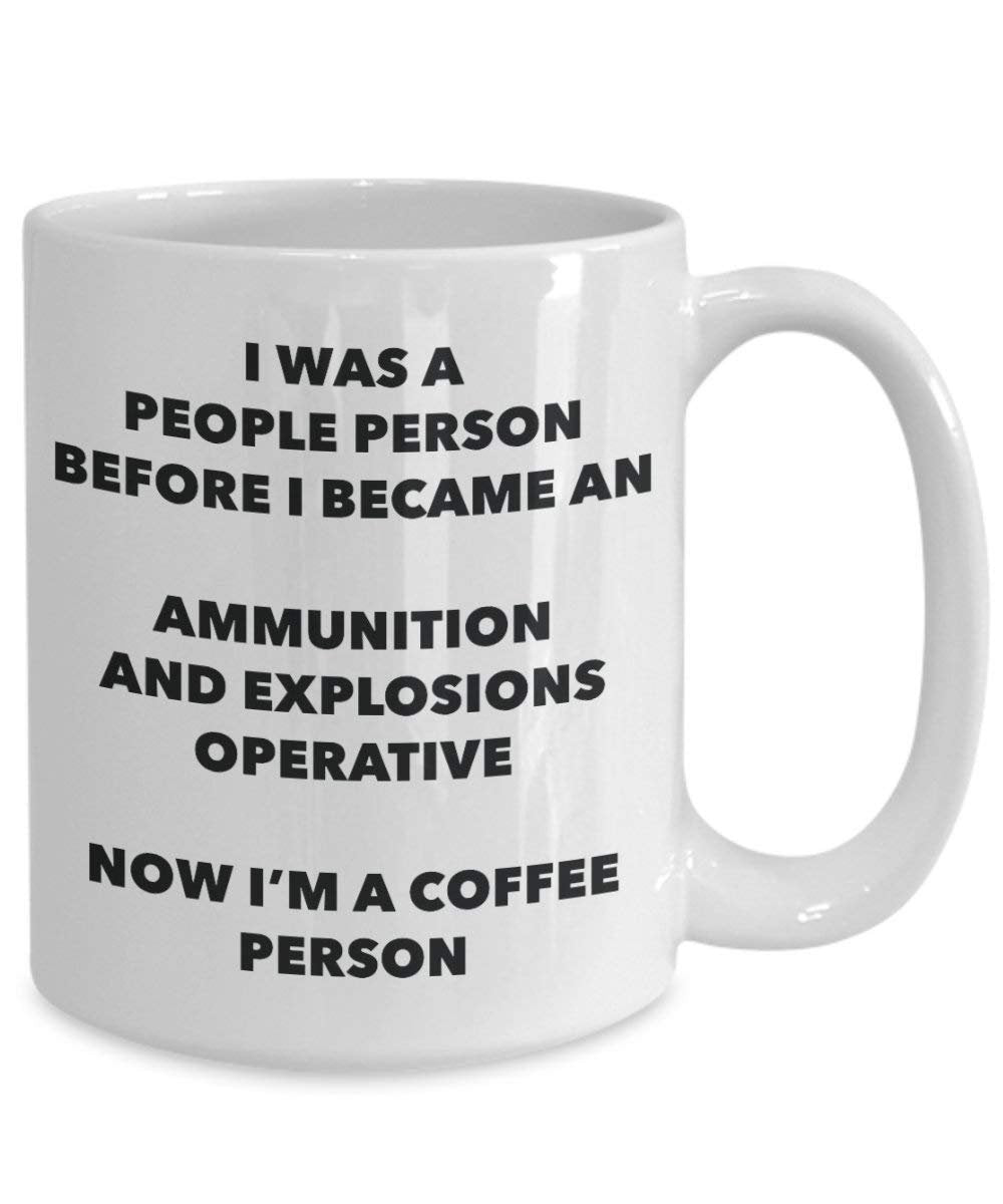 Munition und Explosionen Operationen Kaffee Person Tasse – Funny Tee Kakao-Tasse – Geburtstag Weihnachten Kaffee Lover Cute Gag Geschenke Idee