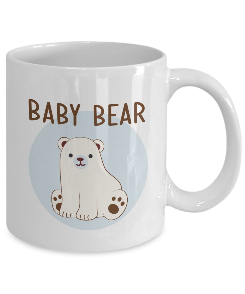 Baby Bear Coffee Mug - Funny Tea Hot Cocoa Cup - Novelty Birthday Christmas Anniversary Gag Gifts Idea