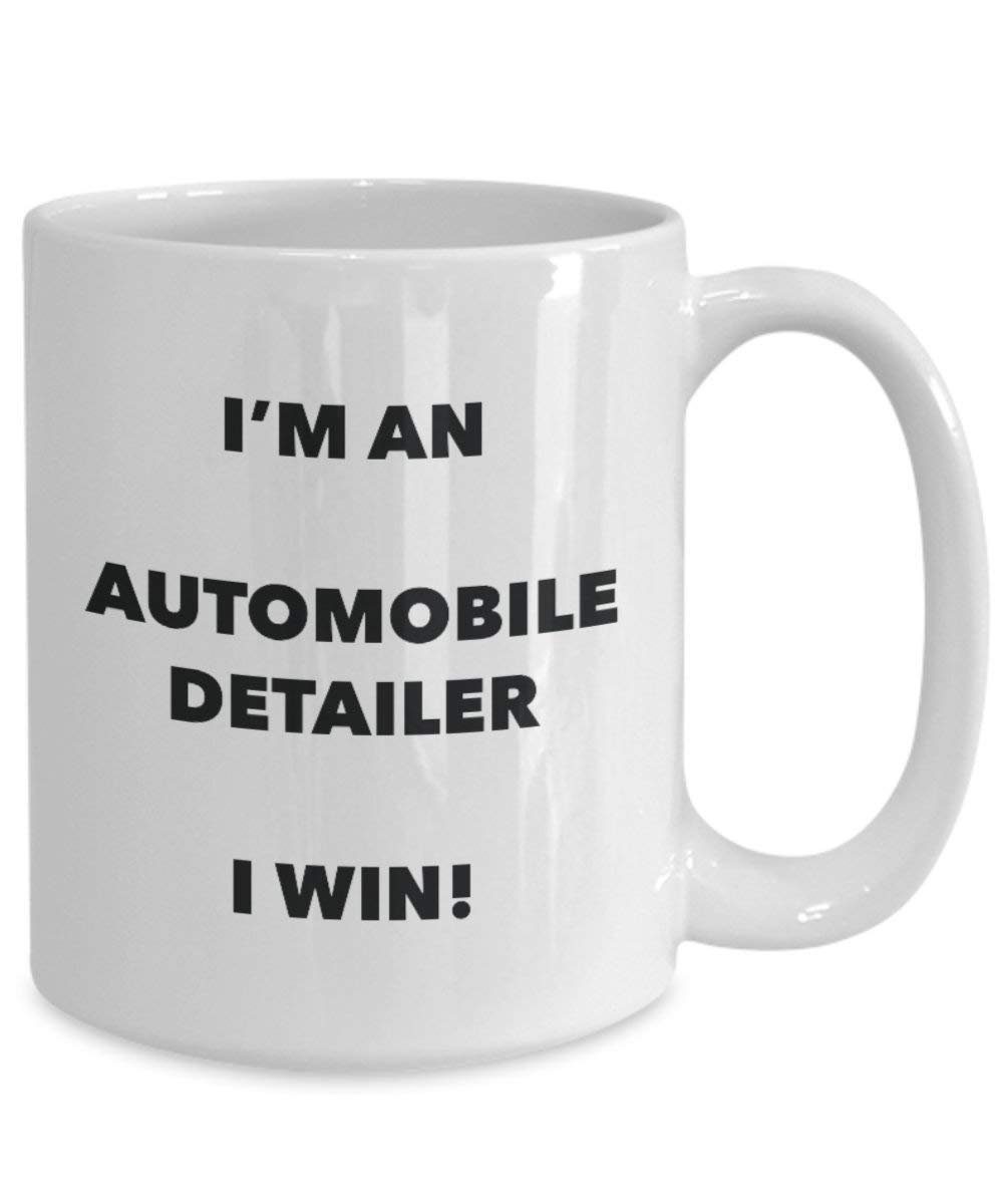 Automarke Detailer Tasse – Ich bin ein Automarke Detailer I Win. – Funny Kaffeetasse – Neuheit Geburtstag Weihnachten Gag Geschenke Idee