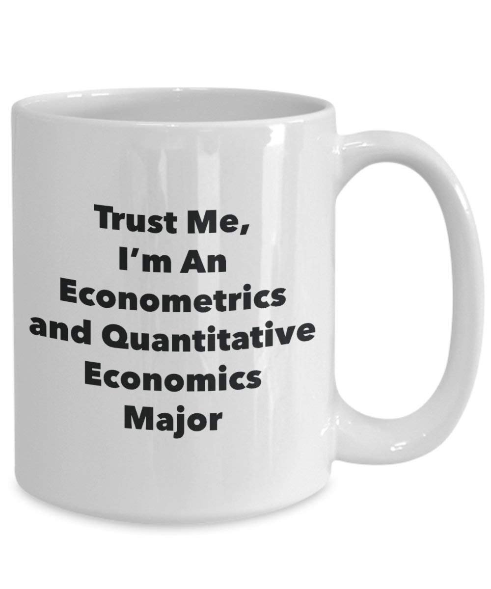 Trust Me, I' m An Econometria ed economia Quantitative Major mug – Funny Coffee Cup – cute laurea GAG idee regalo per amici e compagni di classe 11oz Infradito colorati estivi, con finte perline