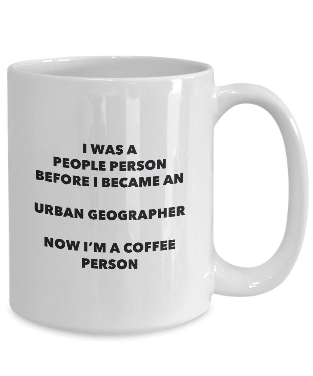 Urban Géographe personne à café Mug Tasse à thé de cacao – rigolo – Anniversaire de Noël amateur de café mignon Gag Gifts Idée 15oz blanc