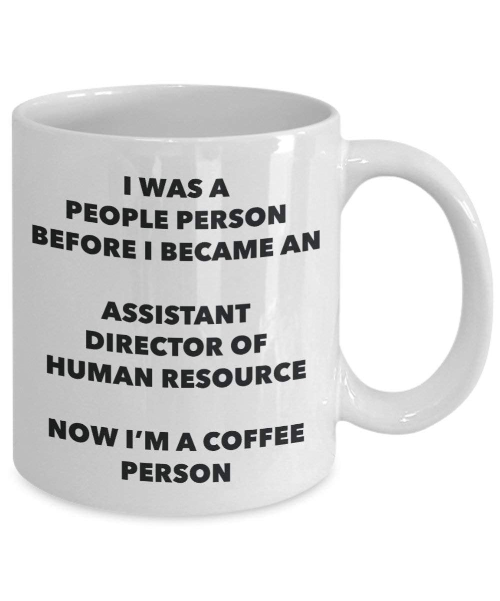 ASSISTANT Director of Human Resource Coffee Person Tasse – Funny Tee Kakao-Tasse – Geburtstag Weihnachten Kaffee Lover Cute Gag Geschenke Idee