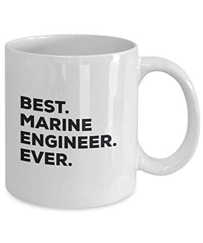 Best marine Engineer Ever mug – Funny Coffee Cup – Thank You Appreciation idee regalo per Natale festa di compleanno unico 15oz Infradito colorati estivi, con finte perline