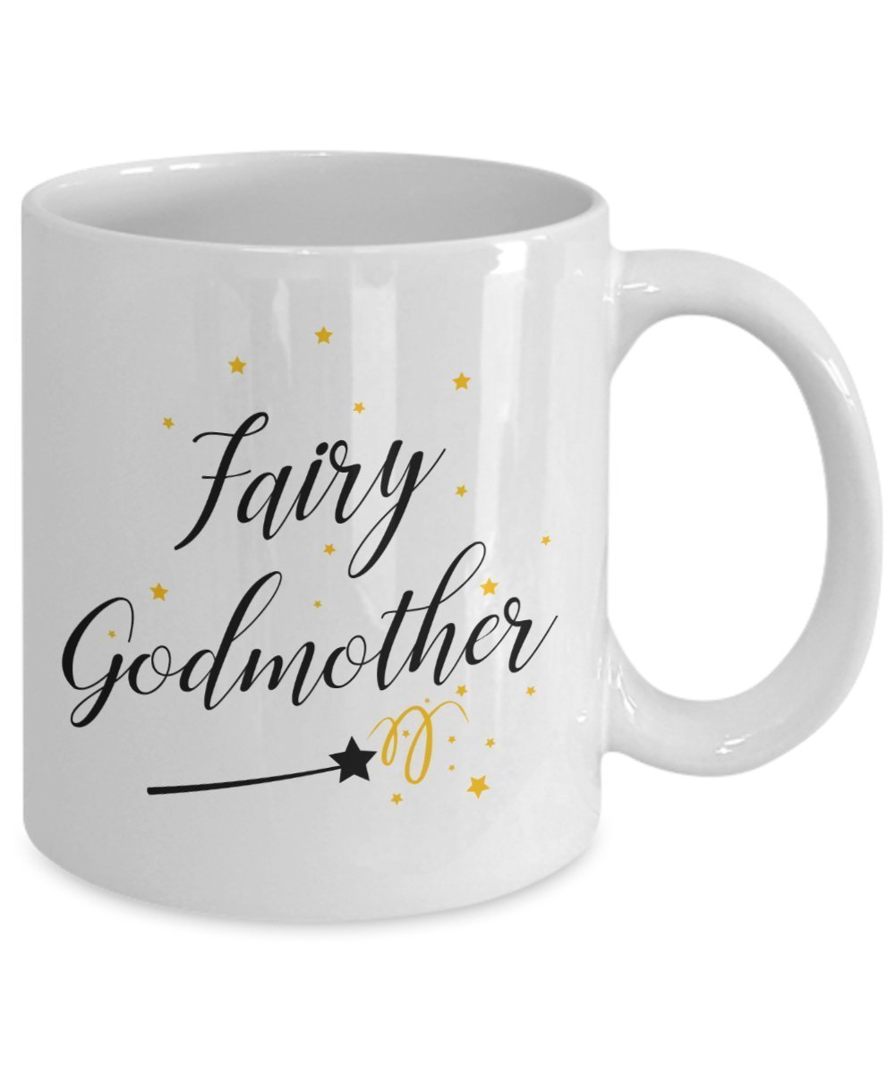 Fairy Godmother Mug - Funny Tea Hot Cocoa Coffee Cup - Novelty Birthday Gift Idea
