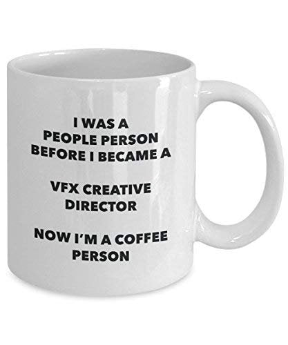 VFX Creative Director Coffee Person Mug - Funny Tea Cocoa Cup - Birthday Christmas Coffee Lover Cute Gag Gifts Idea