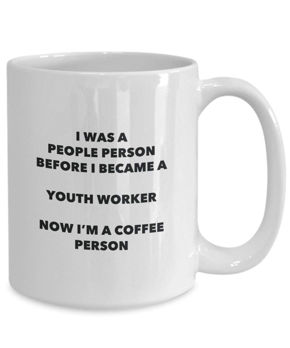 Youth Worker Coffee Person Mug - Funny Tea Cocoa Cup - Birthday Christmas Coffee Lover Cute Gag Gifts Idea