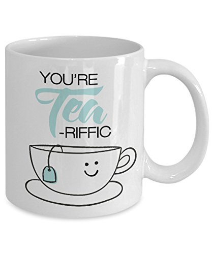Funny Coffee Mug Set - You're Brew - Ti - Ful - You're Tea -Riffic - Unique Gifts Idea - Ceramic Coffee Mug Set (Tea)