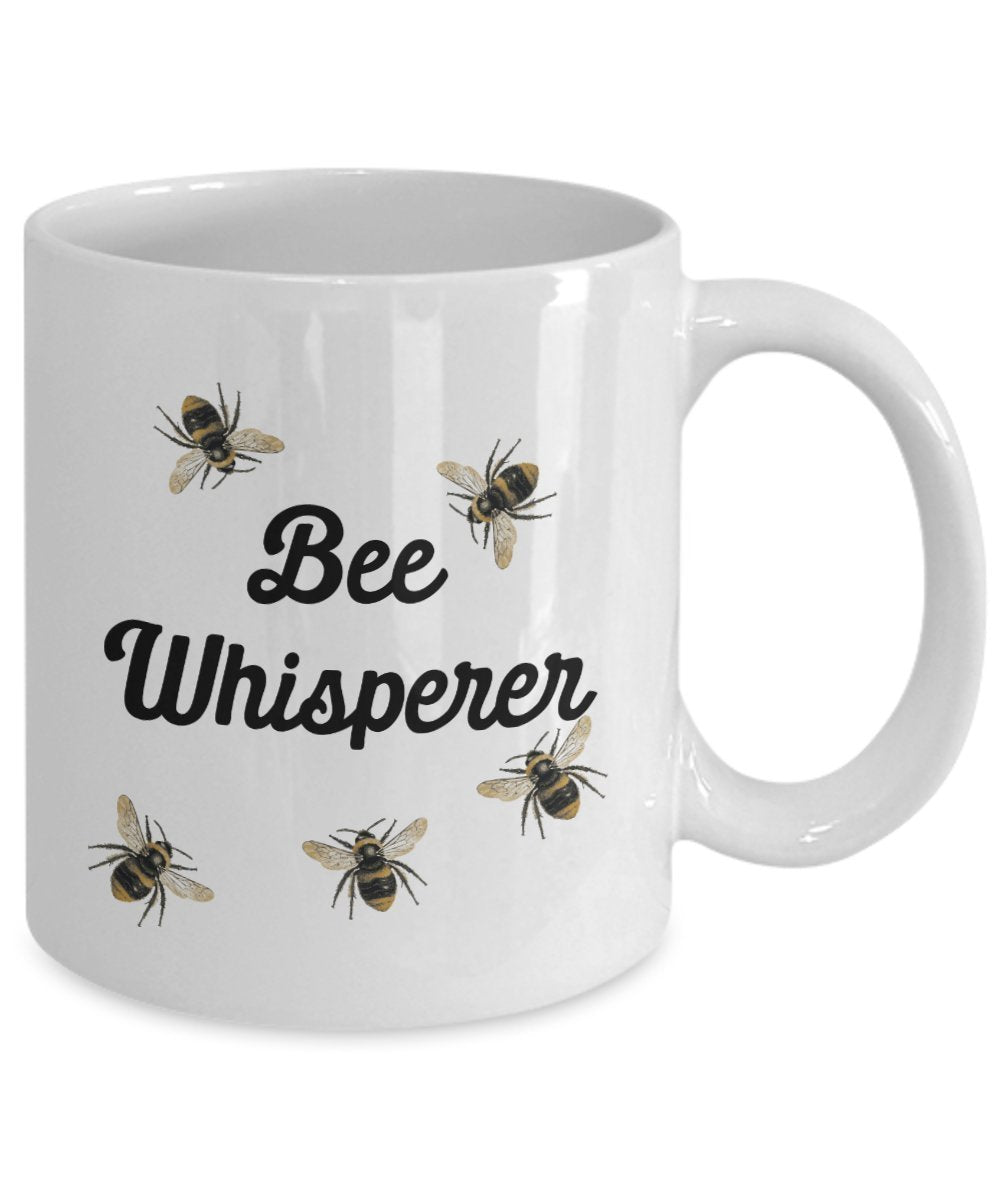 Bee Whisperer Tasse – Lustige Teetasse für heiße Kakao-Kaffeetasse – Neuheit Geburtstag Weihnachten Gag Geschenkidee