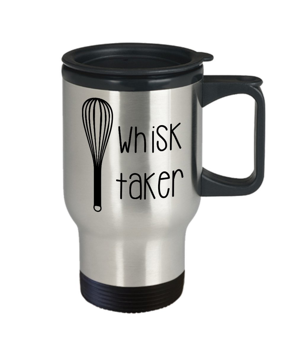 Baking Pun Travel Mug - Baking Themed Mugs - Funny Tea Hot Cocoa Coffee Insulated Tumbler - Novelty Birthday Gift Idea