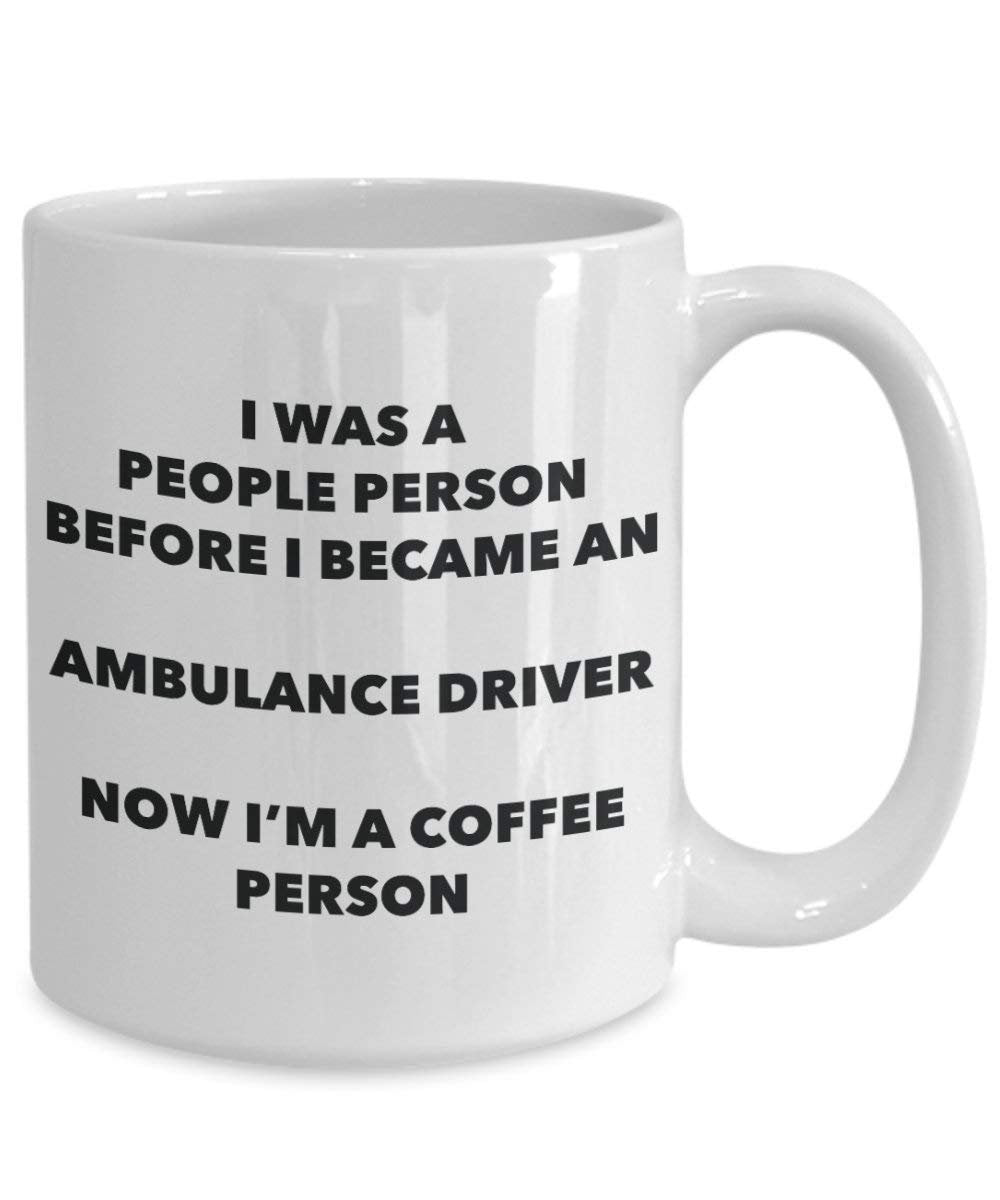 Ambulance pilote personne à café Mug Tasse à thé de cacao – rigolo – Anniversaire de Noël amateur de café mignon Gag Gifts Idée 11oz blanc