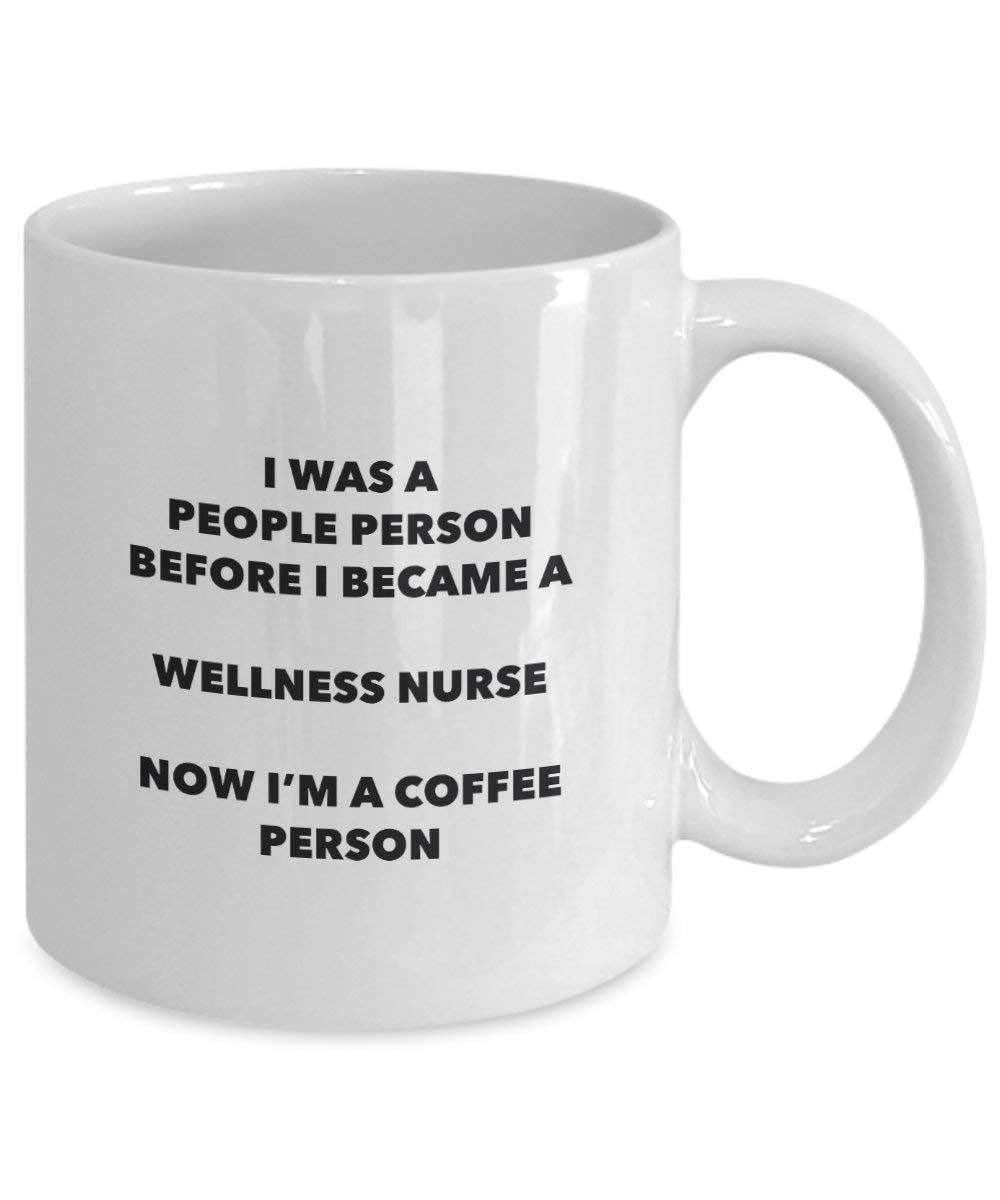 Wellness NurseCoffee Person Mug - Funny Tea Cocoa Cup - Birthday Christmas Coffee Lover Cute Gag Gifts Idea