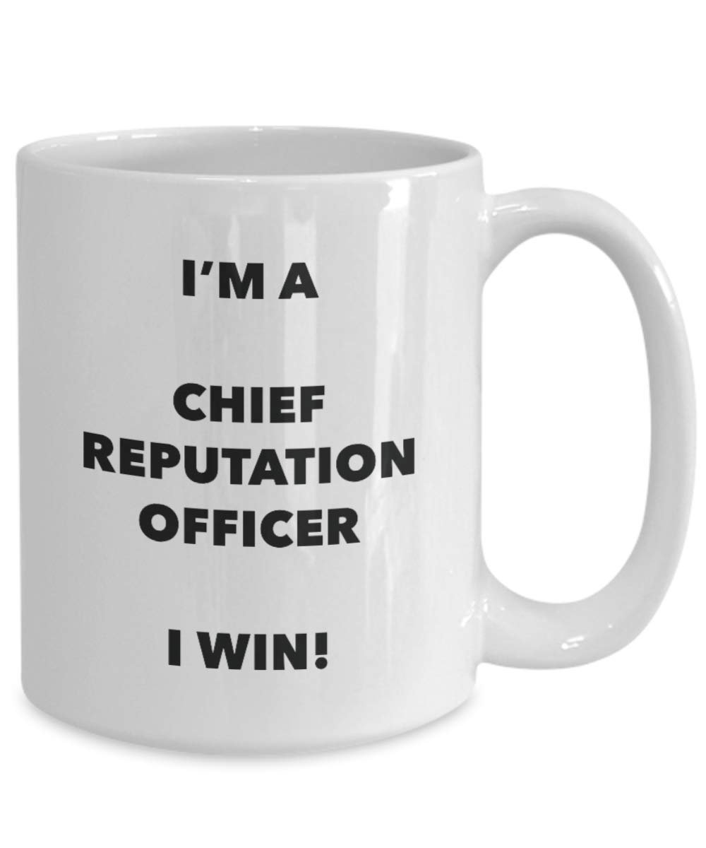 Chief reputazione Officer mug – I' m A Chief reputazione Officer i Win. – Funny Coffee Cup – novelty Birthday Christmas GAG regalo idea 11oz Infradito colorati estivi, con finte perline
