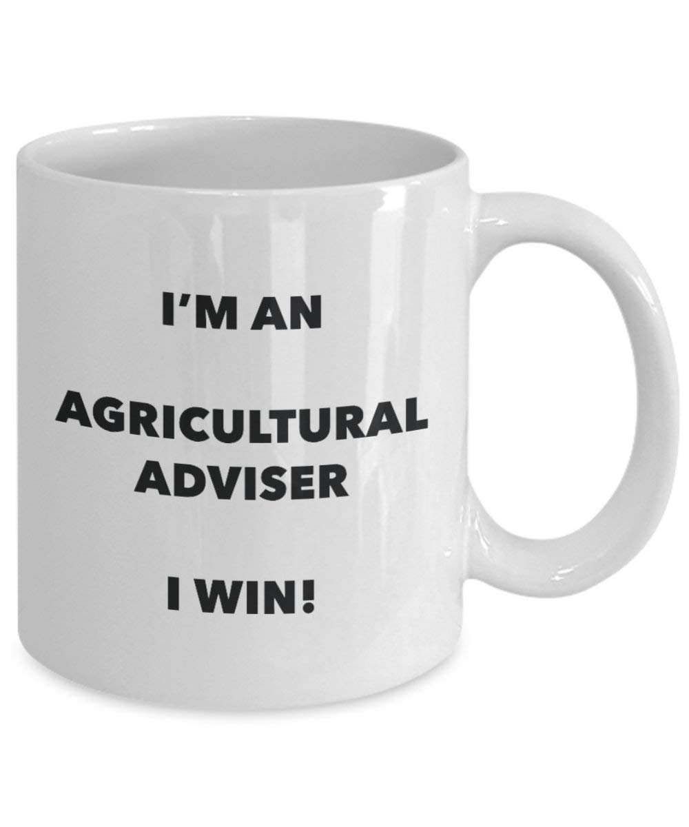 Landwirtschaftliche Berater Tasse – Ich bin ein Landwirtschaftliche Berater I Win. – Funny Kaffeetasse – Neuheit Geburtstag Weihnachten Gag Geschenke Idee