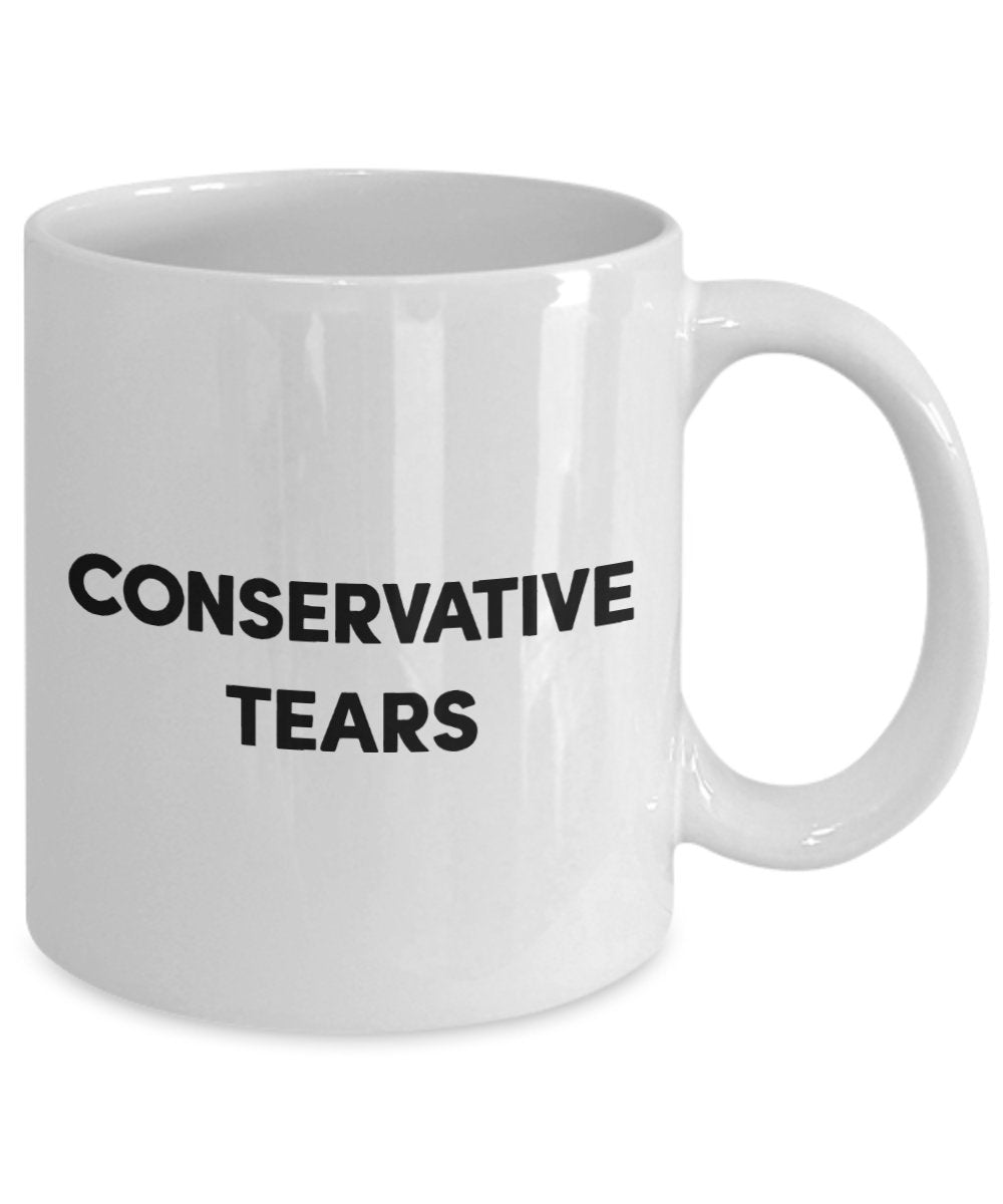 Kaffeetasse mit konservativen Tränen, lustig, für Tee/Kakao / Kaffee