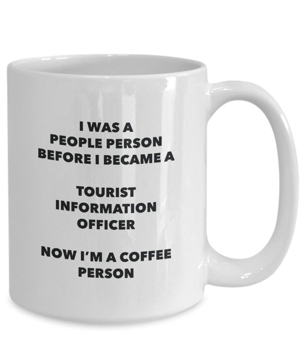 Tourist Information Officer Kaffee Person Tasse – Funny Tee Kakao-Tasse – Geburtstag Weihnachten Kaffee Lover Cute Gag Geschenke Idee