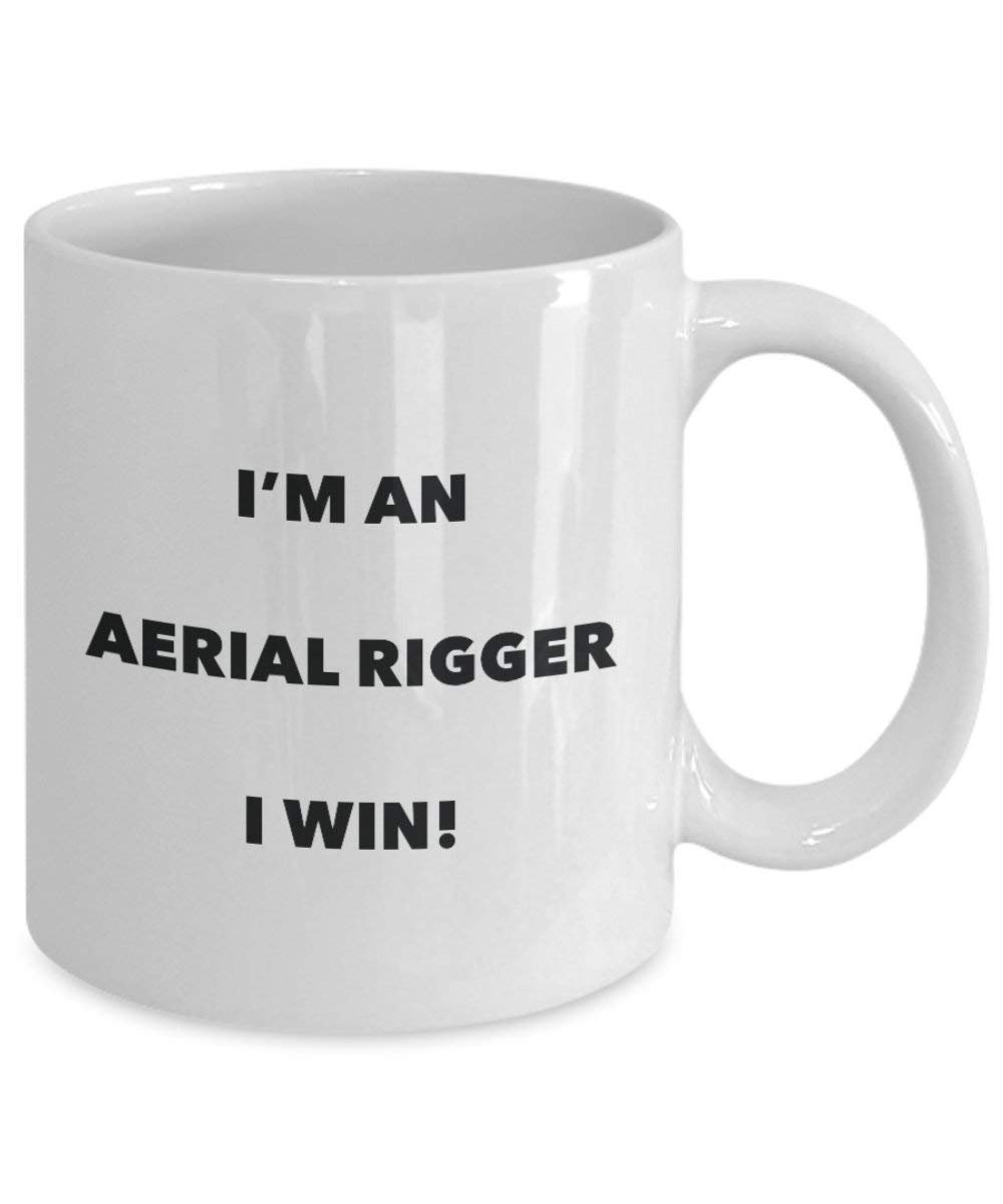Antenna Rigger mug – I' m An Aerial Rigger i Win. – Funny Coffee Cup – novelty Birthday Christmas GAG regalo idea 15oz Infradito colorati estivi, con finte perline