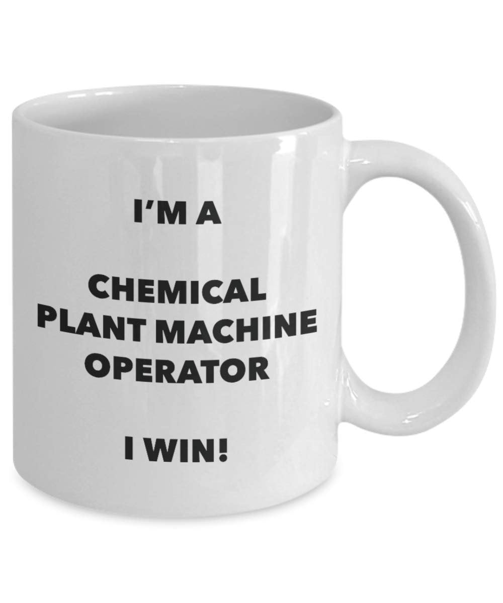 I' m A Chemical Plant Machine Operator tazza i Win. – Funny Coffee Cup – novelty Birthday Christmas GAG regalo idea 11oz Infradito colorati estivi, con finte perline