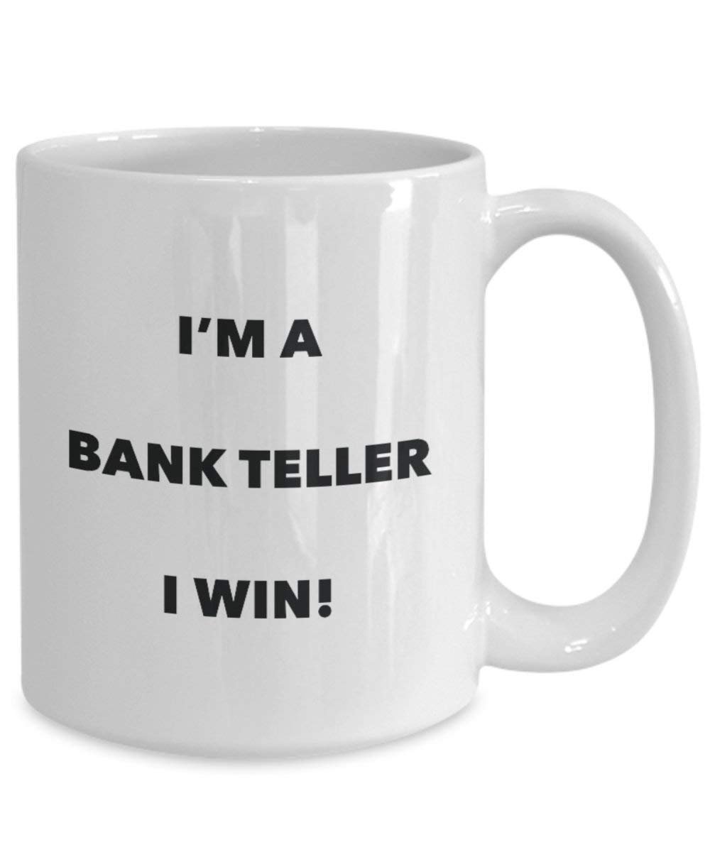 Bank Präsident Tasse – I 'm a Bank Präsident, Ich Win. – Funny Kaffeetasse – Neuheit Geburtstag Weihnachten Gag Geschenke Idee