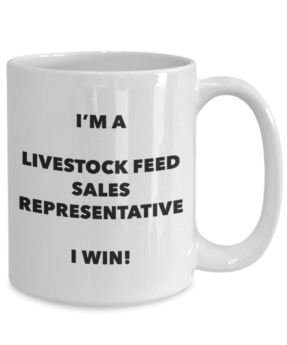 I'm a Livestock Feed Sales Representative Mug I win - Funny Coffee Cup - Birthday Christmas Gifts Idea