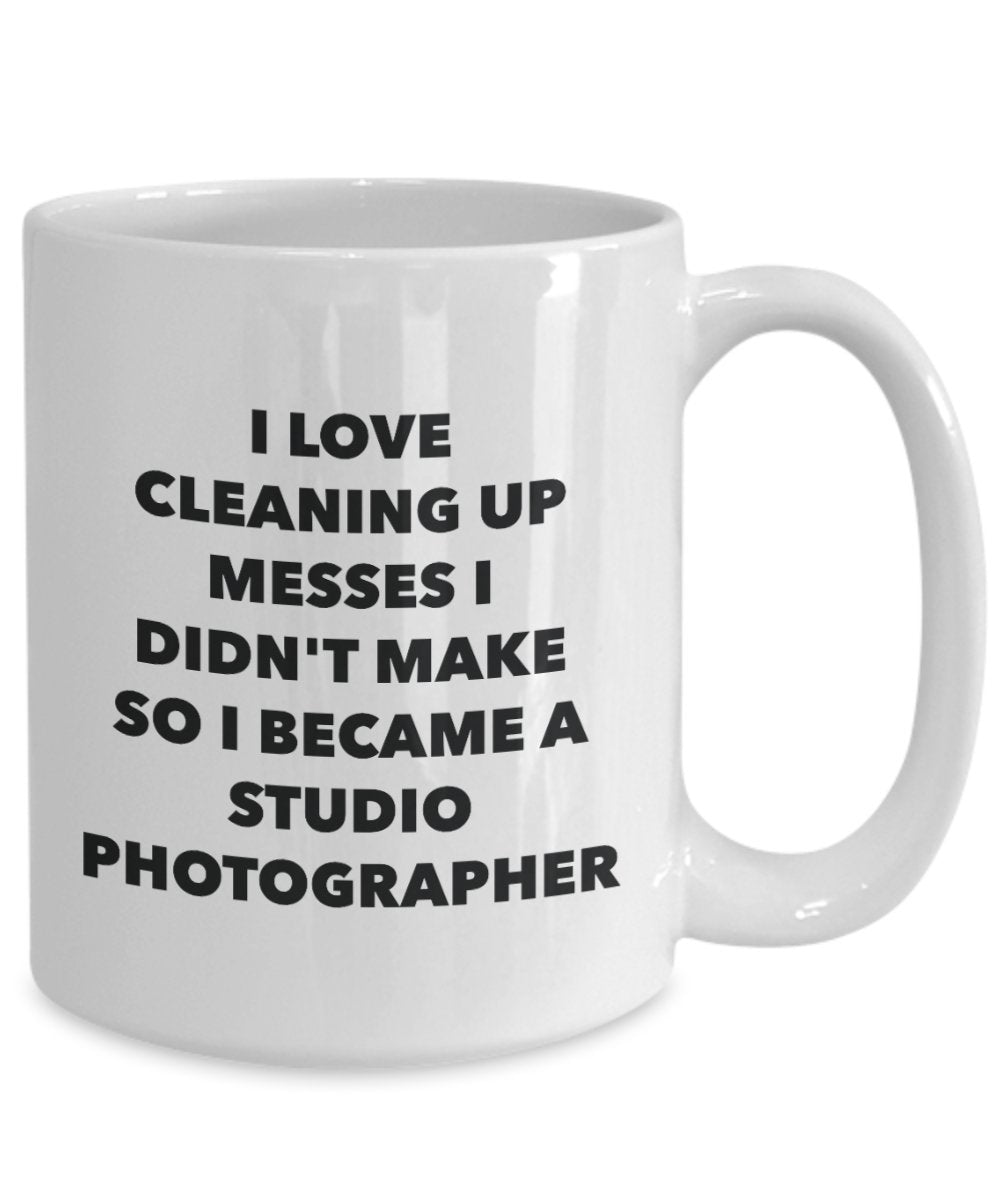 I Became a Studio Photographer Mug - Coffee Cup - Studio Photographer Gifts - Funny Novelty Birthday Present Idea