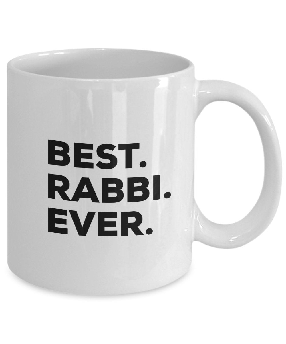 Rabbi-Geschenke – Geschenk für Rabbis, Best Rabbi Ever Tasse – Neuheit Geschenkidee – Resident advisor – Lustig – für eine Geschenkidee, als Geschenk – Add To Gif 11oz weiß
