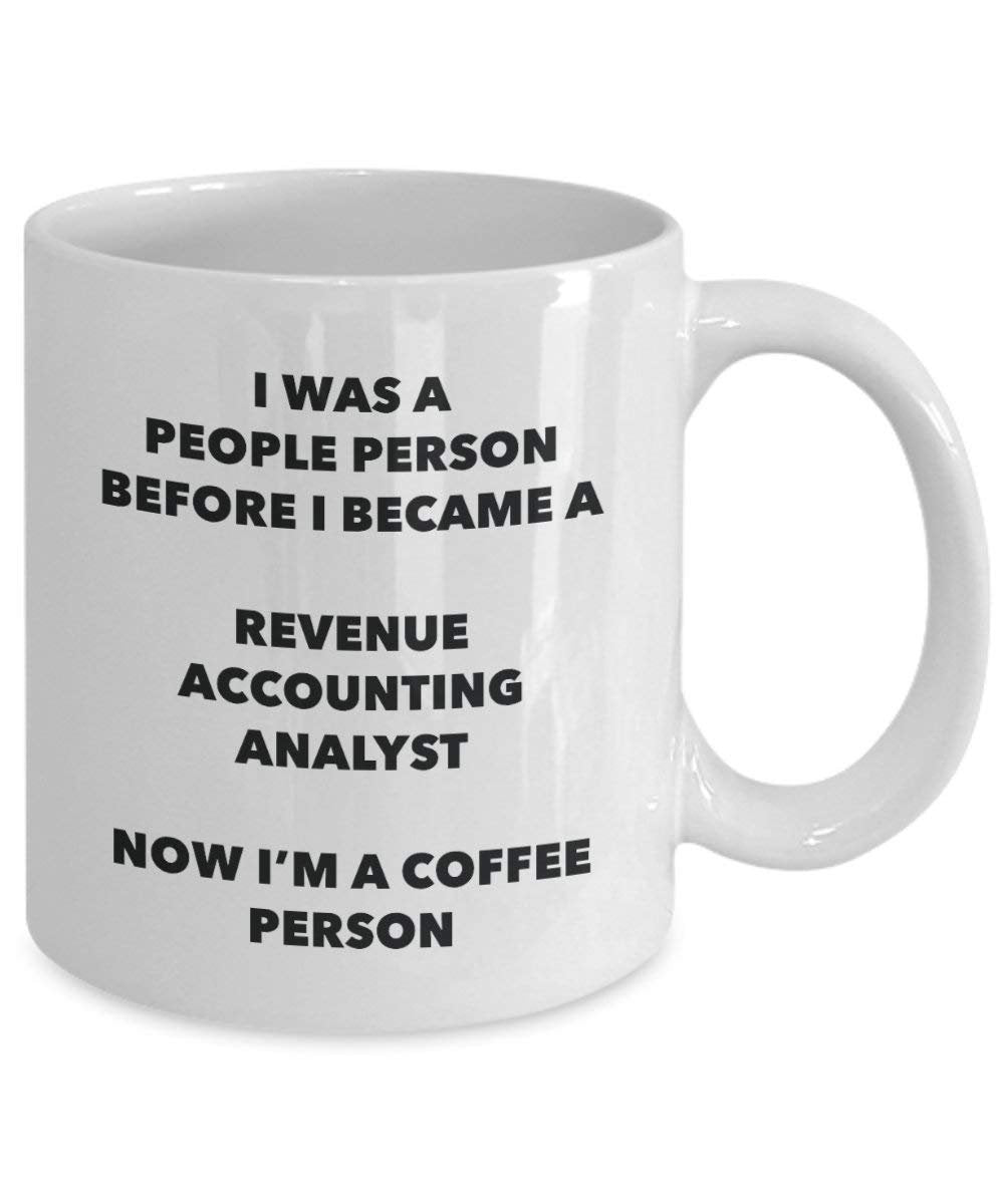 Chiffre d'affaires de comptabilité Analyste personne à café Mug Tasse à thé de cacao – rigolo – Anniversaire de Noël amateur de café mignon Gag Gifts Idée 11oz blanc
