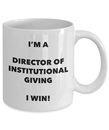Ich bin ein Direktor der institutionellen geben I Win. – Funny Kaffeetasse – Neuheit Geburtstag Weihnachten Gag Geschenke Idee