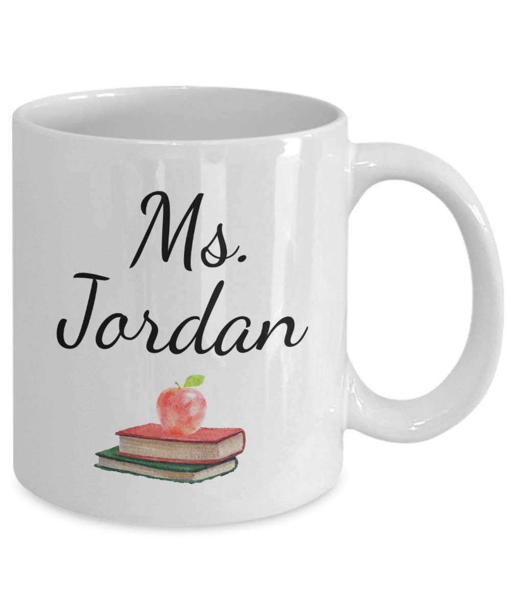 Personalized Teacher Mug - Customize Teacher Coffee Mug - Personalized Gifts for Teacher - Funny birthday Anniversary gag gifts idea (15oz)