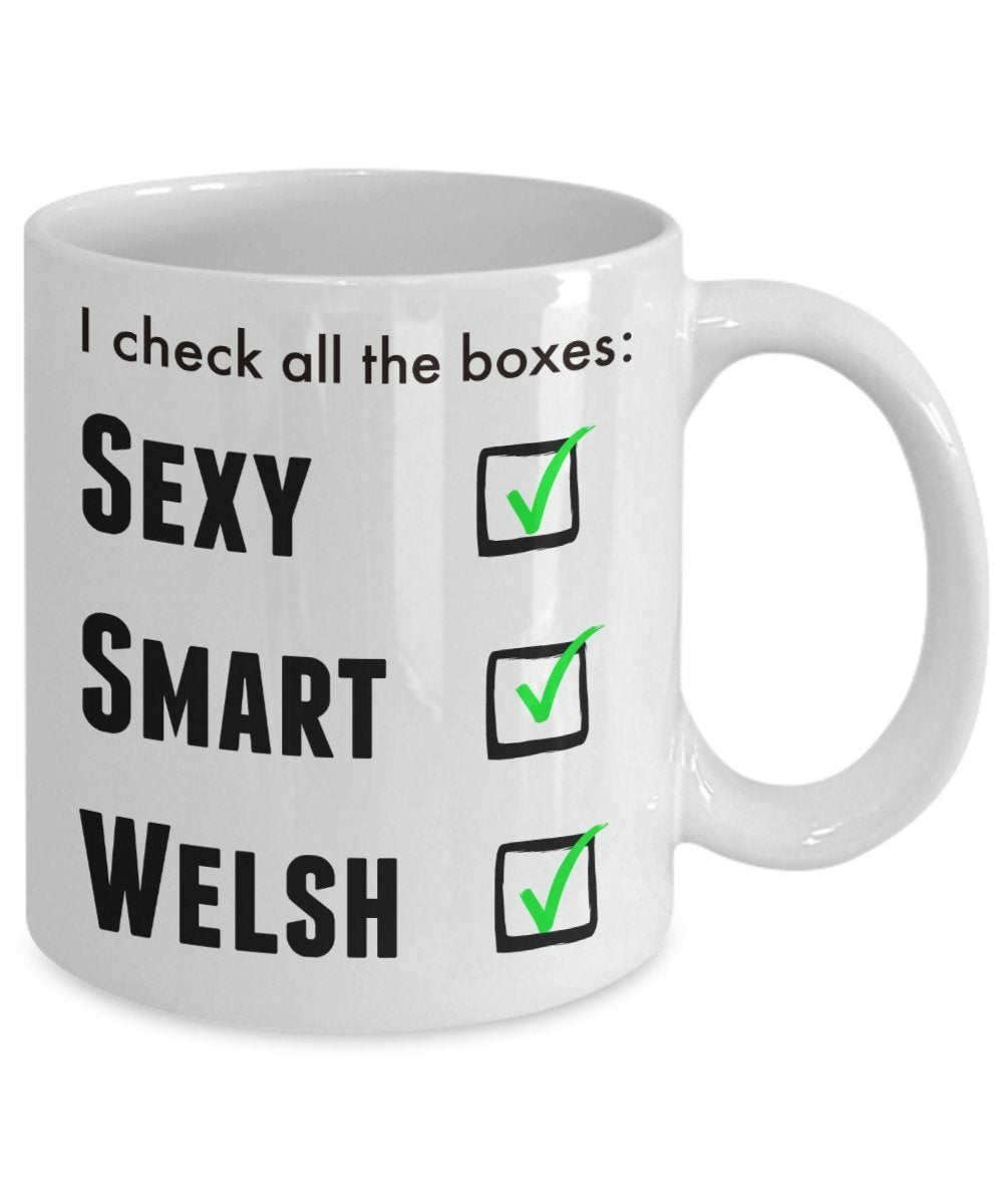 Funny Welsh Pride Kaffee Tasse für Männer oder Frauen – Ich bin stolz Neuheit Love Tasse