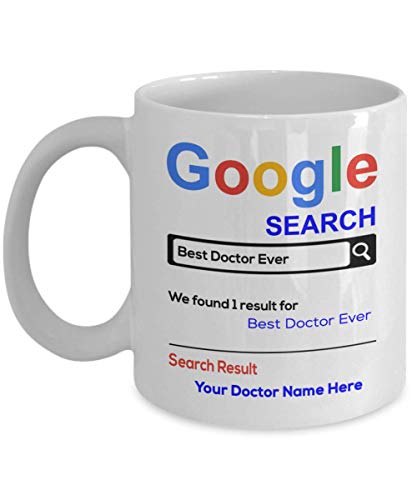 Personalized Doctor Mug - Best Doctor Ever Coffee Cup - Personalized Future Doctor Gifts - Gift for best Doctor - Thank you gifts for Christmas Birthday