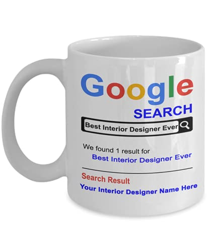 Personalized Interior Designer Mug - Interior Designer Gifts - Custom Interior Designer Mug - Interior Designer Birthday Anniversary Christmas Gift Idea