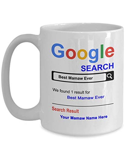 Personalized Mamaw Mug - Coffee Mug For Mawmaw - Mothers Day Gift For Mawmaw