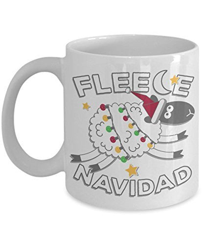 Fleece Navidad Coffee Mug - Gifts for Navidad - Funny Ceramic Mug- Unique Gift Idea