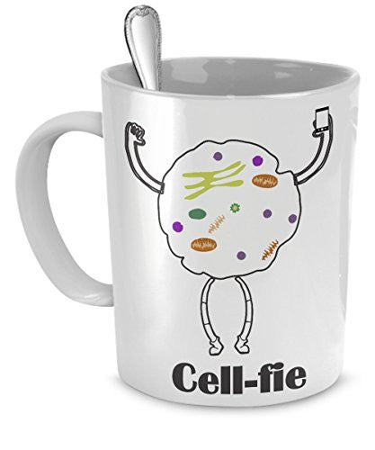 Cell-Fie Coffee Mug - Funny Cell-Fie Mug - Gifts For Cell-Fie Lover - Cell-Fie Mug