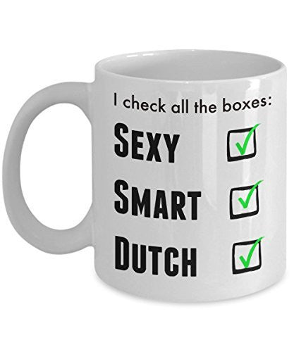 Funny Dutch Pride Coffee Mug For Men or Women - I Am Proud Novelty Love Cup