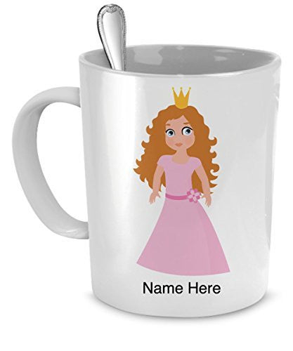 Personalized Princess Mug - Just Add Your Name - Gift For Girls